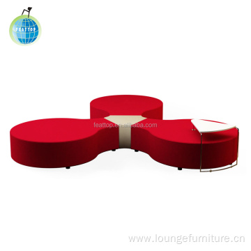 Hot-Selling Latest Office Furniture Fabric Lounge Sofa Set